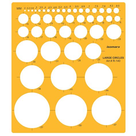 Large Circles Template – Isomars