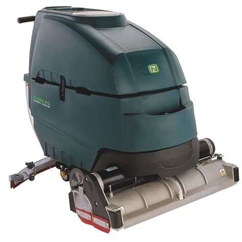 Walk Behind Floor Scrubber, Deck Style Cylindrical, 0.85 HP, 32 in ...