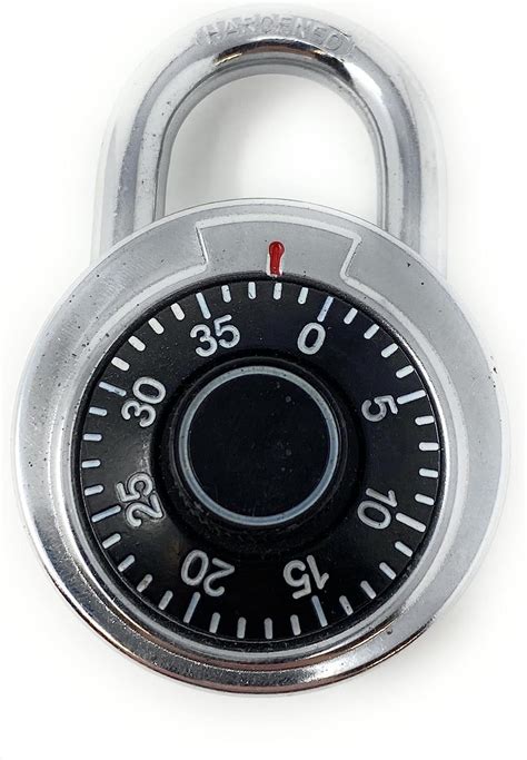 Standard Dial Combination Lock, 2 in. Wide with Different Combinations ...