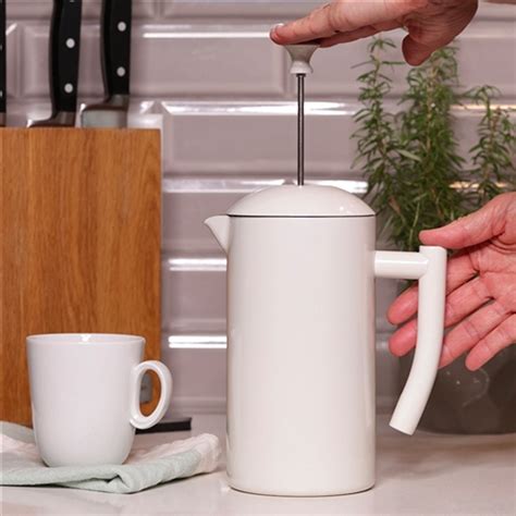 Frieling 34oz Stainless Steel Insulated French Press, Snow White #7001 ...