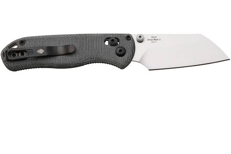 Kizer Vanguard Drop Bear 2, V3619-2KS1 Satin Nitro-V, Black Micarta ...