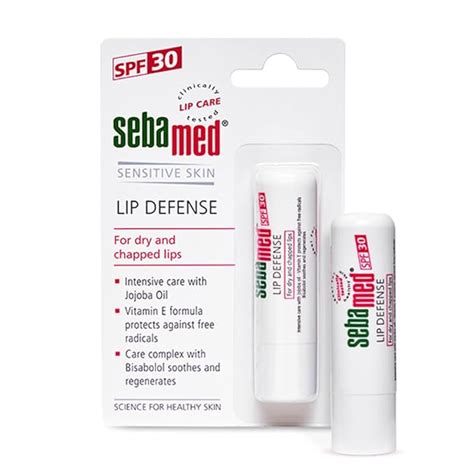 Buy SebaMed Lip Defense Lip Balm With Spf 30 + Vit E | Regenerates Dry ...