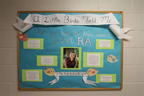 Resident Assistant Bulletin Boards