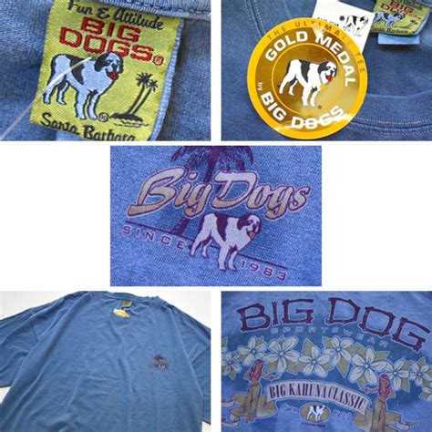 1点物 USA製BIG DOGSビッグサイズ4XLプリントTシャツ古着メンズレディースOKアメカジブランド90sストリートスポーツMix ...