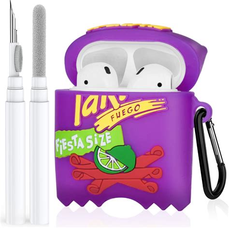 Amazon.com: Cute Case for Airpod Case with Cleaner kit,3D Kawaii ...