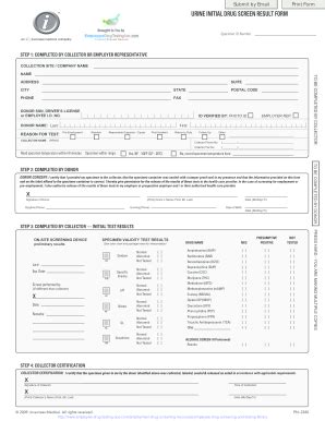 Urine Drug Screen Preliminary Results Form - Fill Online, Printable ...