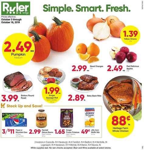 Ruler Foods Best Offers & Special Buys from October 3