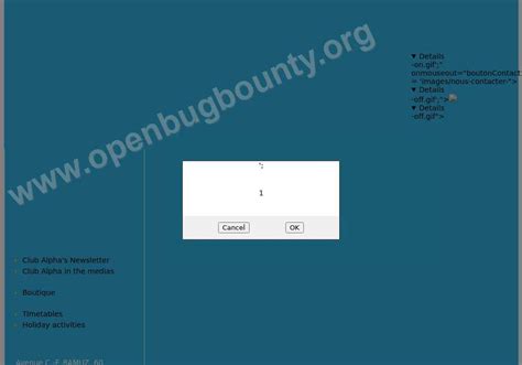 club-alpha.ch Cross Site Scripting vulnerability OBB-3054056 | Open Bug ...