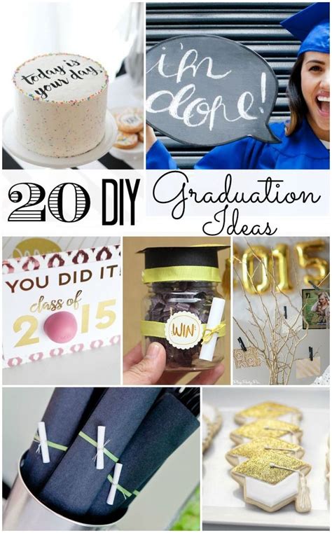20 DIY Graduation Ideas | Graduation diy, Graduation party treats ...