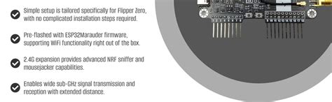 for Flipper Zero Modification Module, Expansion Board for Flipper Zero ...