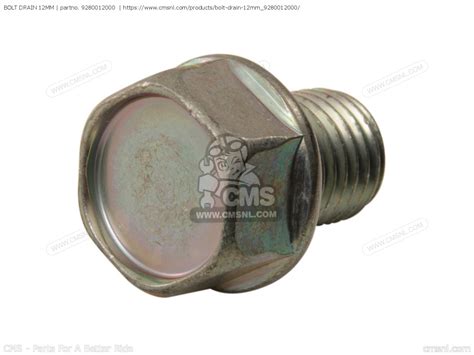 Schraube Ablauf 12MM für Honda - Bestellung bei CMSNL