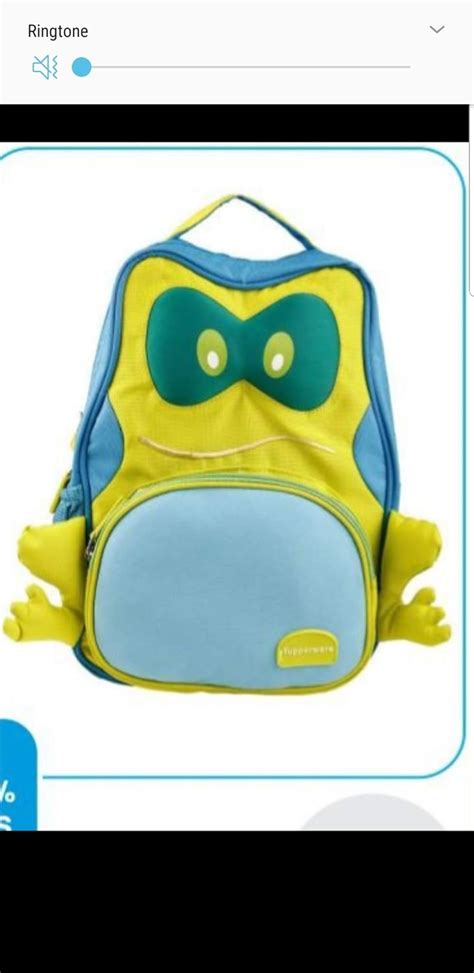 Buy Tupperware Froggy Kids School Bag & Lunch Set With Free Educational ...