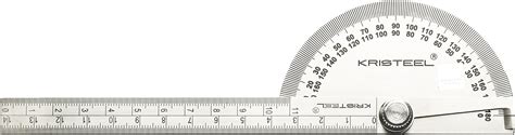 KRISTEEL Degree Protractor with Graduated arm | D-Head [1501-GA ...