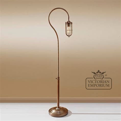 Antique Brass Floor Lamp Tall at Alicia Barrenger blog