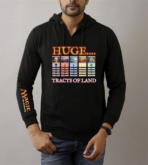 Re-design of this "Huge Tracts of Land" shirt -MtG/Monty Python riff ...