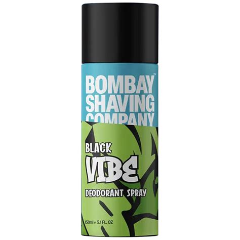 Buy Bombay Shaving company Black Vibe Deo Spray, 150 ml | 19 Minutes ...