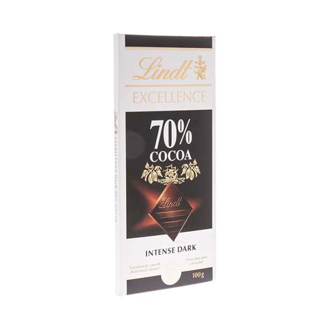 Lindt Excellence 70 % Cocoa Dark Chocolate 100 g Online at Best Price ...