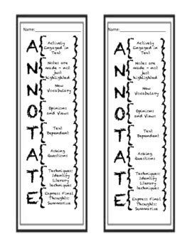 Image result for Annotation Bookmark