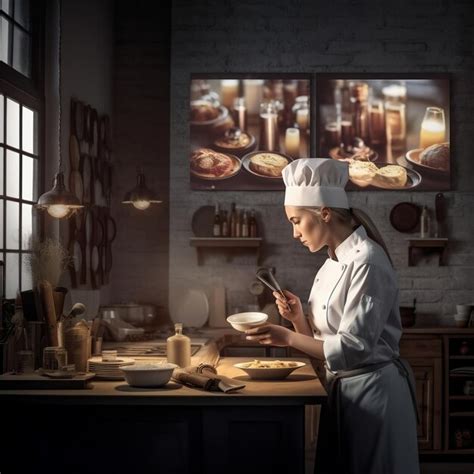 Image result for Female Chef Cooking Food