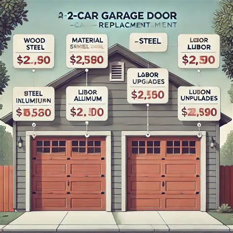 2 Car Garage Door Replacement Cost (Get a Quote Today 2024)
