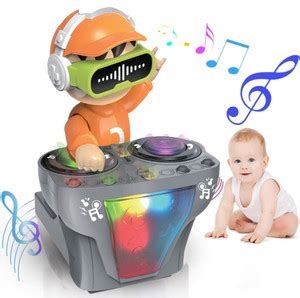 KOBBET Musical Dj Rock Robot Boy Toy For Kids Lights & sound Toys ...