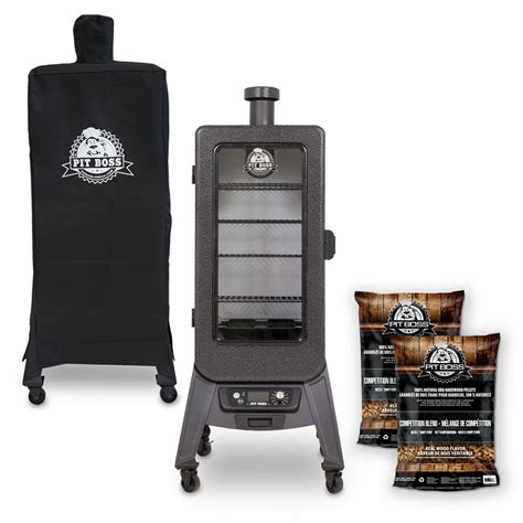 Pit Boss 3 Series Vertical Pellet Smoker Package Deal - A&N Fireplace ...