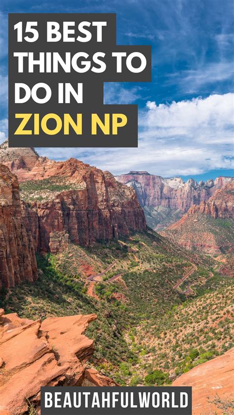 15 Best Things to do in Zion National Park + Secret Local Tips Utah ...