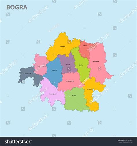 Map Of Bangladesh Bogra