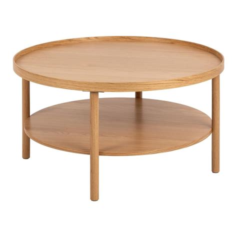 by fonQ Ronda Salontafel - Eiken | Oak coffee table, Wooden coffee ...