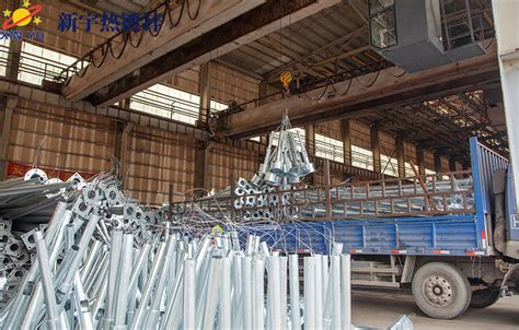 韶关钢结构工程中的热镀锌钢管的产品应用 - 热镀锌-热浸锌-新宇金属表面热处理厂