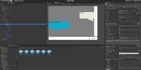 Unity 3D Vertical Layout Group 的图像结果