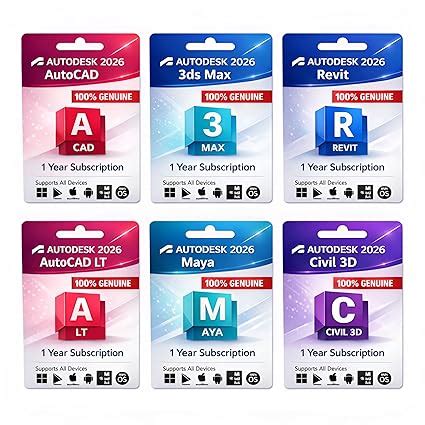 Autodesk 2026 Student Version Full Bundle (AutoCAD, Revit, 3ds Max ...