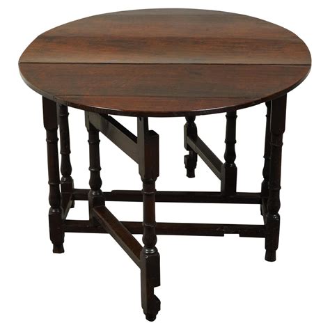 Antique Oval Drop Leaf Gateleg Table at 1stDibs