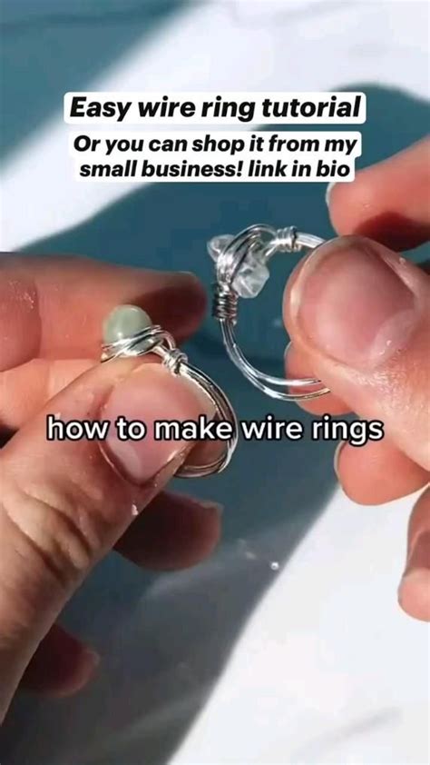 Easy Wire Ring Tutorial 的图像结果