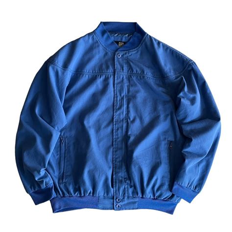 HABAND cup shoulder jacket / カップショルダー ジャケット ダービージャケット 青 | douraku. used ...