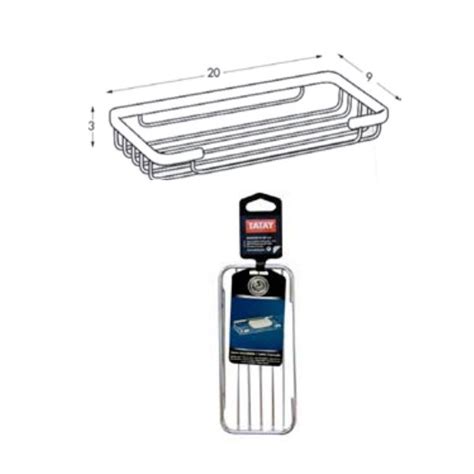 Etažer žičani Tatay pravougaoni 60510 | Volim svoj dom