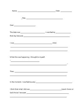 Image result for Reflection Letter Example