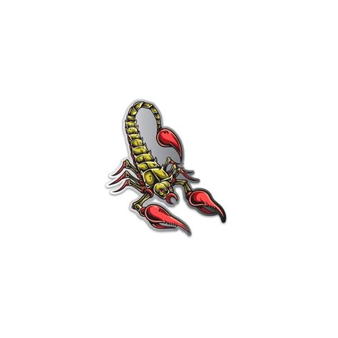 GT Graphics Red Scorpion - Vinyl Sticker Waterproof India | Ubuy