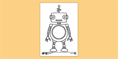 Printable Robot Colouring Sheet | Colouring Sheets - Twinkl