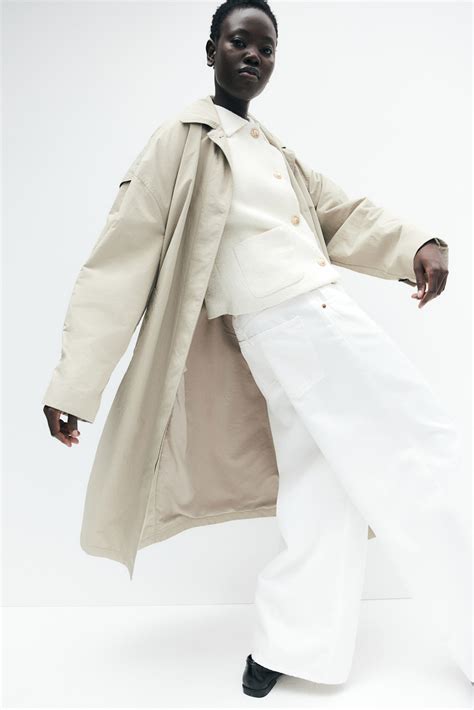 Short-sleeved jacket - White - Ladies | H&M IN