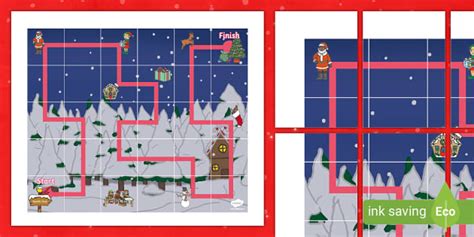 Christmas Mat (Compatible with Bee-Bot) (teacher made)