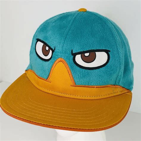 Disney Phineas Ferb Baseball Hat Perry the Platypus Agent P Snap Back ...