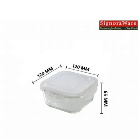 Signoraware Glass Lunch Box. - Signoraware Lock N Store Glass Container ...