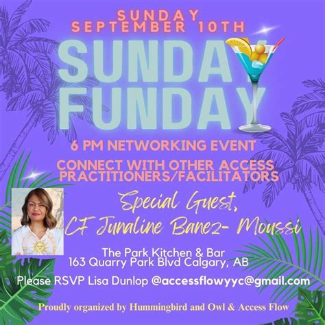 Sunday Funday Networking Event, The Park Kitchen & Bar, Calgary, 10 ...