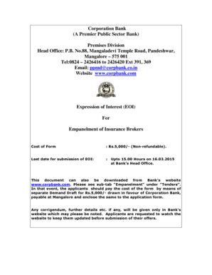 Fillable Online EOI Application Form Fax Email Print - pdfFiller