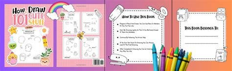 How To Draw 101 Cute Stuff For Kids: Simple Step-by-Step Guide Book For ...
