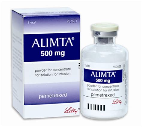Alimta 500 Mg Injection (Pemetrexed injection) at Rs 1000/piece | Anti ...