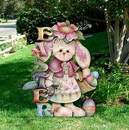 Image result for Easter Bunny Yard Decorations