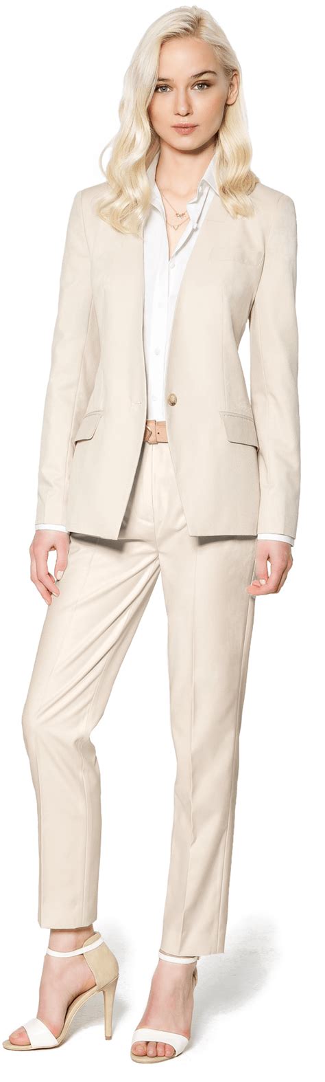 ladies black satin trouser suit