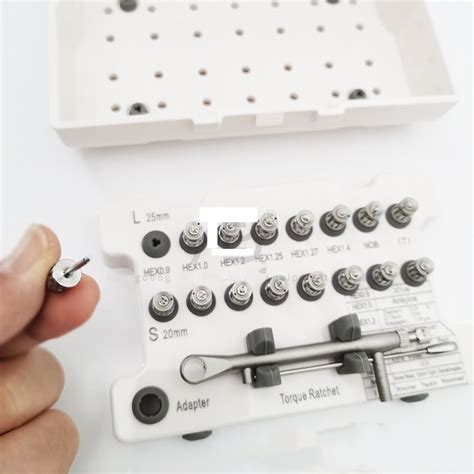 Dental Hand Implant Restoration Tool Screwdriver Transfer Rod Torque S ...